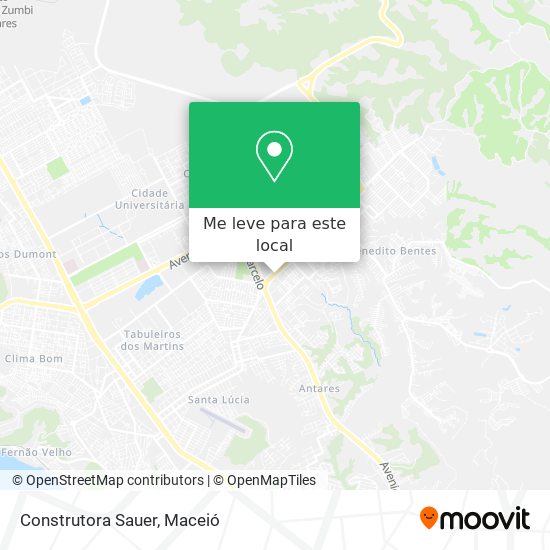 Construtora Sauer mapa