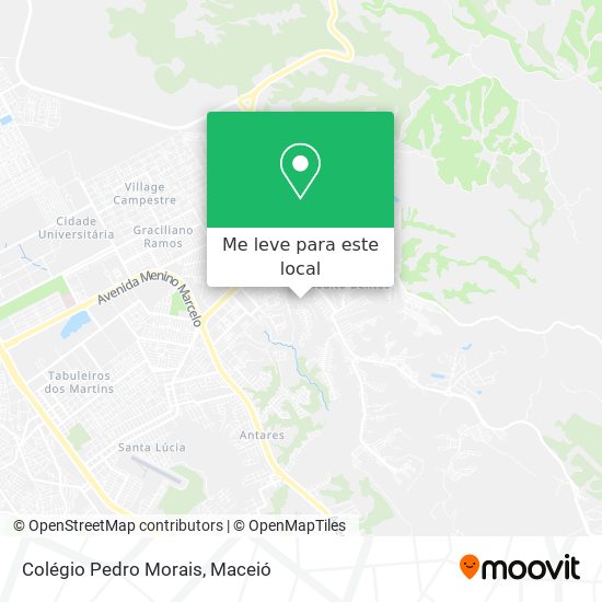 Colégio Pedro Morais mapa