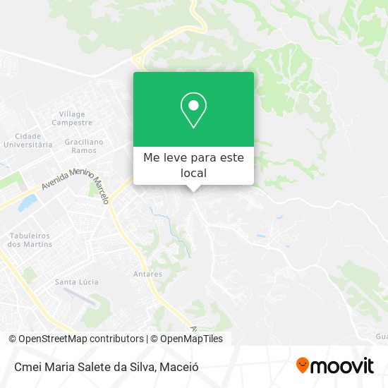 Cmei Maria Salete da Silva mapa