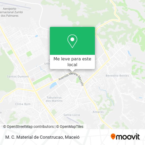M. C. Material de Construcao mapa