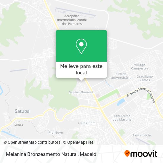 Melanina Bronzeamento Natural mapa