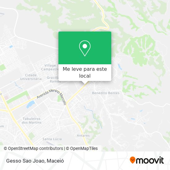 Gesso Sao Joao mapa