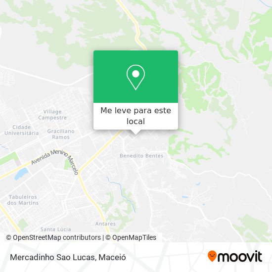 Mercadinho Sao Lucas mapa