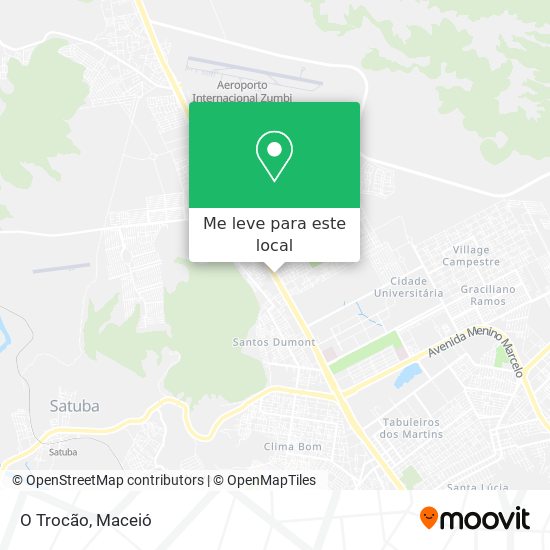 O Trocão mapa