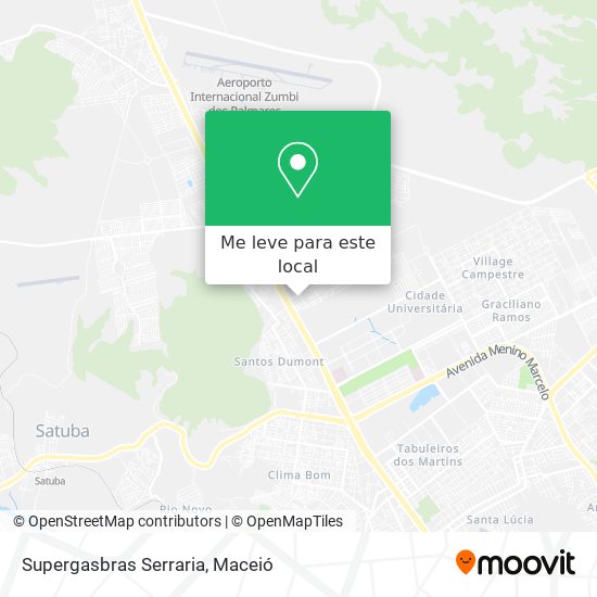 Supergasbras Serraria mapa