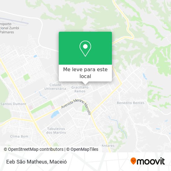 Eeb São Matheus mapa