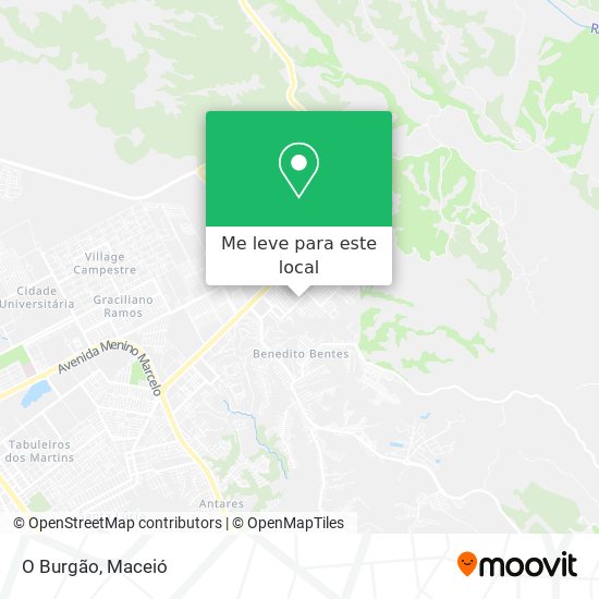 O Burgão mapa