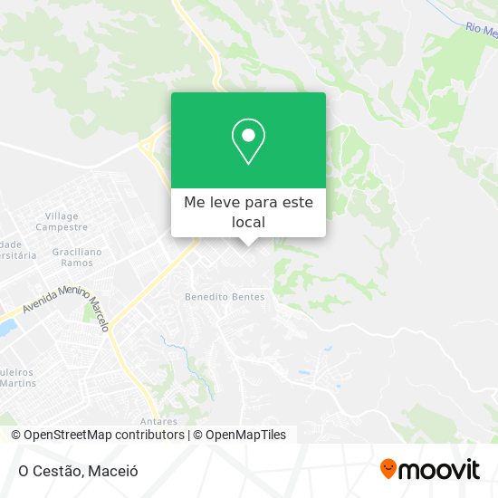 O Cestão mapa