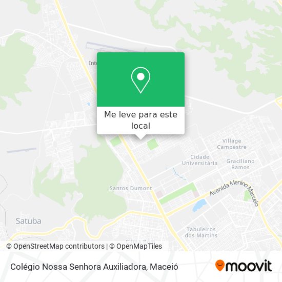 Colégio Nossa Senhora Auxiliadora mapa