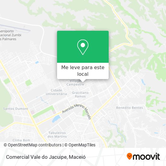 Comercial Vale do Jacuipe mapa