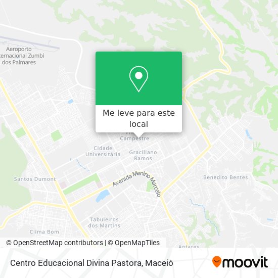 Centro Educacional Divina Pastora mapa
