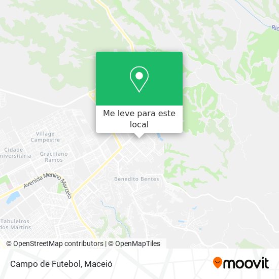 Campo de Futebol mapa