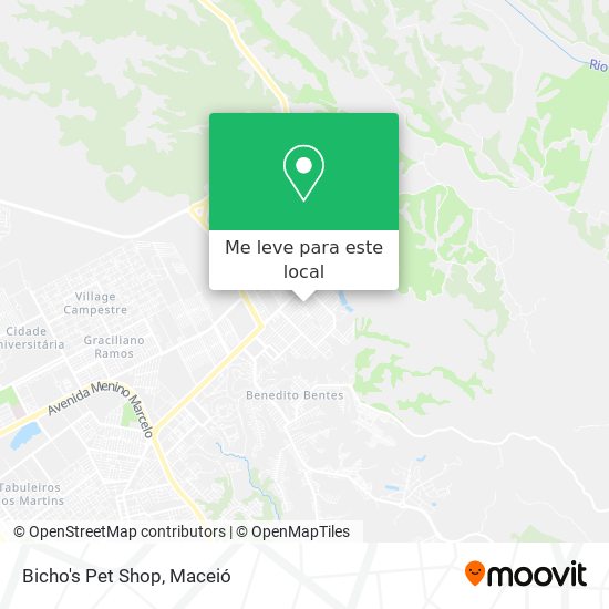 Bicho's Pet Shop mapa