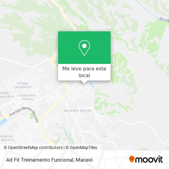 Ad Fit Treinamento Funcional mapa