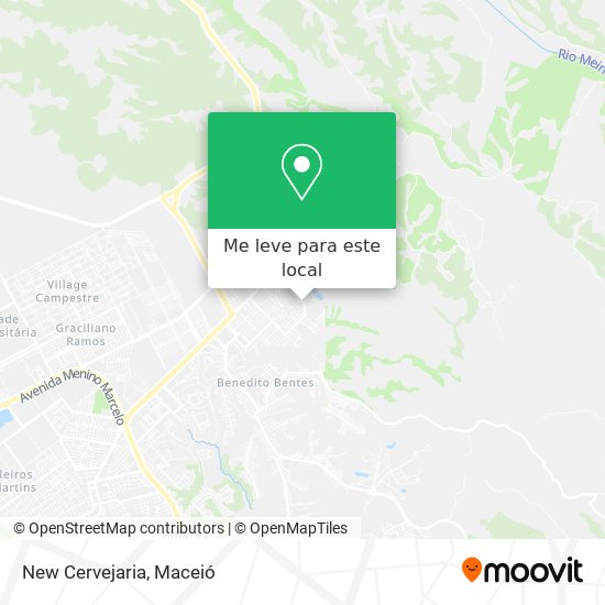 New Cervejaria mapa