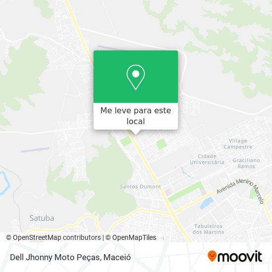 Dell Jhonny Moto Peças mapa