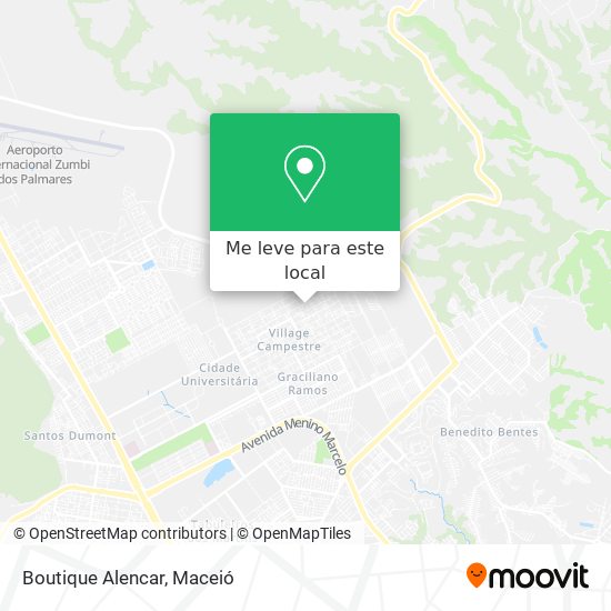 Boutique Alencar mapa