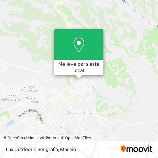 Lux Outdoor e Serigrafia mapa