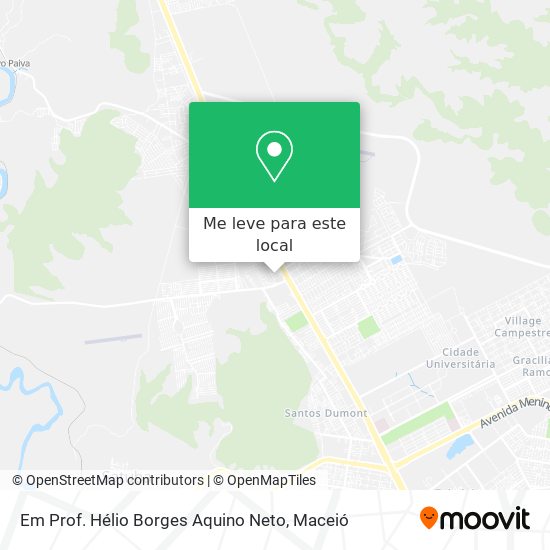 Em Prof. Hélio Borges Aquino Neto mapa