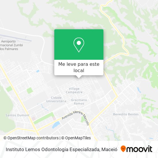 Instituto Lemos Odontologia Especializada mapa