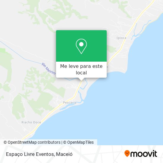 Espaço Livre Eventos mapa