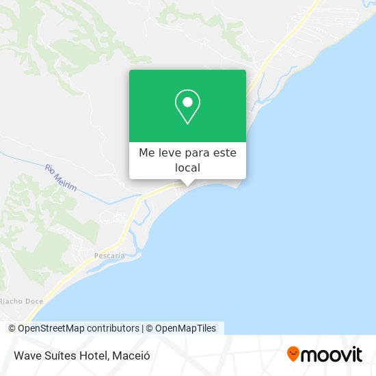 Wave Suítes Hotel mapa