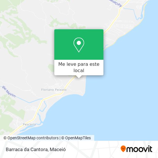 Barraca da Cantora mapa
