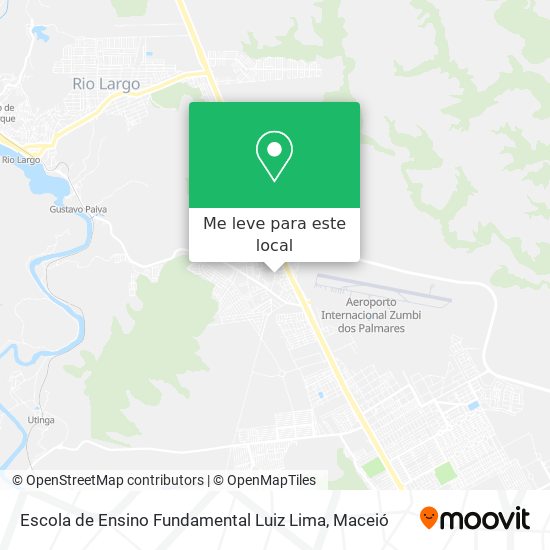 Escola de Ensino Fundamental Luiz Lima mapa