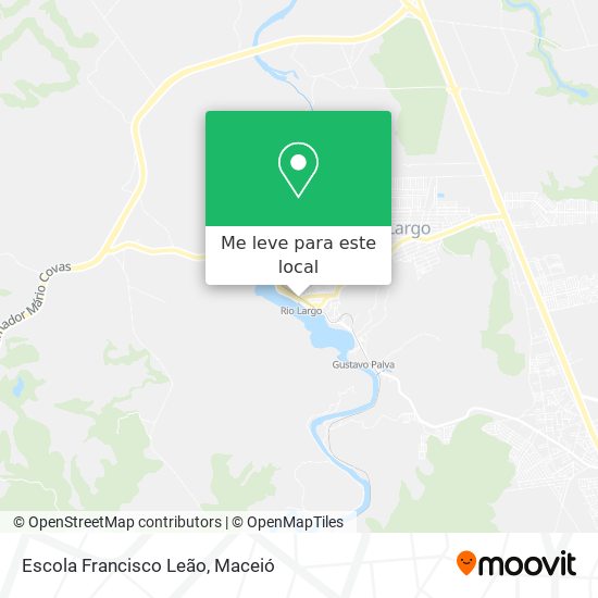 Escola Francisco Leão mapa