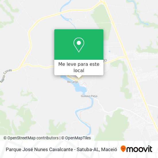 Parque José Nunes Cavalcante - Satuba-AL mapa