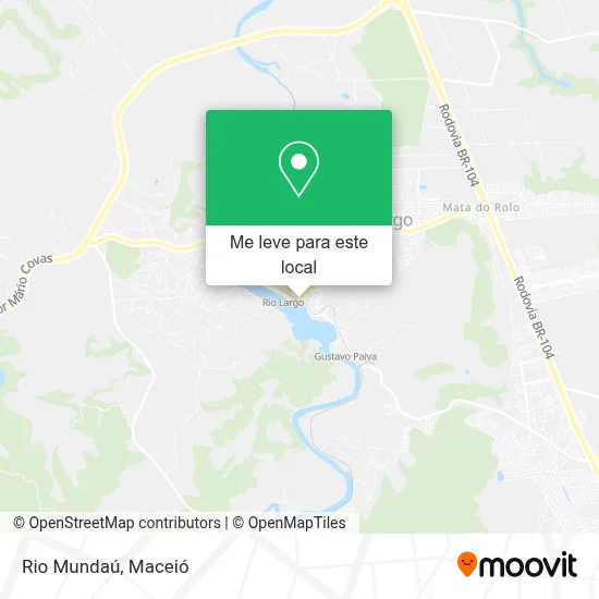 Rio Mundaú mapa