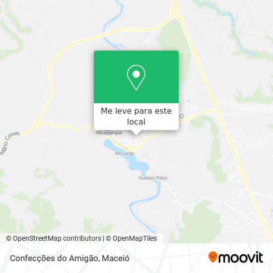 Confecções do Amigão mapa