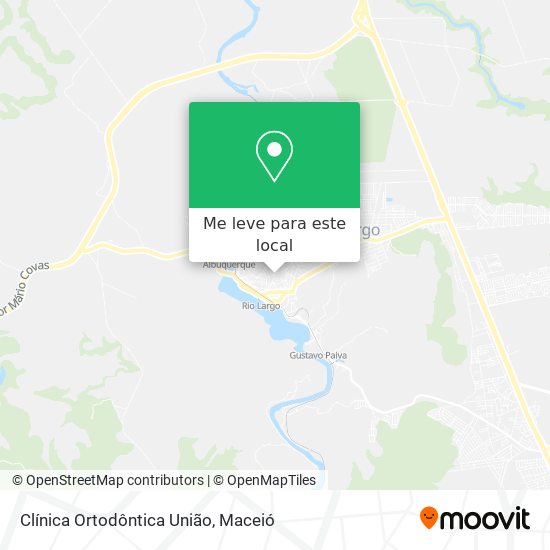Clínica Ortodôntica União mapa