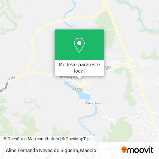 Aline Fernanda Neves de Siqueira mapa