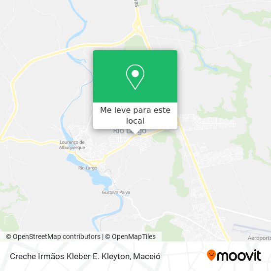 Creche Irmãos Kleber E. Kleyton mapa