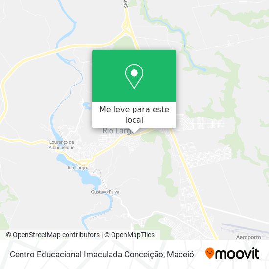 Centro Educacional Imaculada Conceição mapa