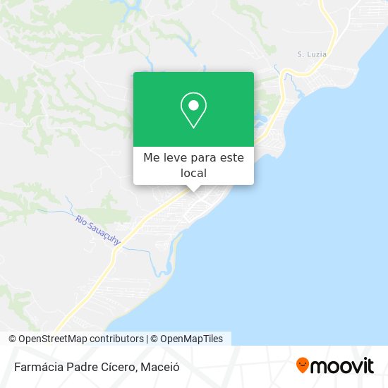 Farmácia Padre Cícero mapa