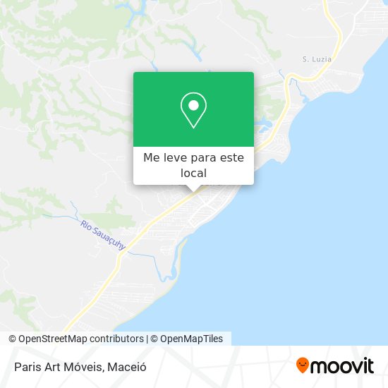Paris Art Móveis mapa