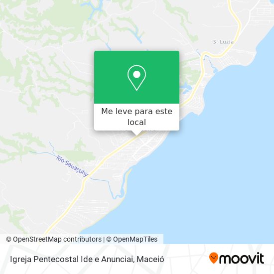 Igreja Pentecostal Ide e Anunciai mapa