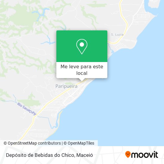 Depósito de Bebidas do Chico mapa