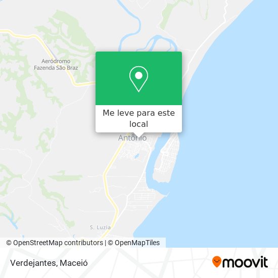 Verdejantes mapa