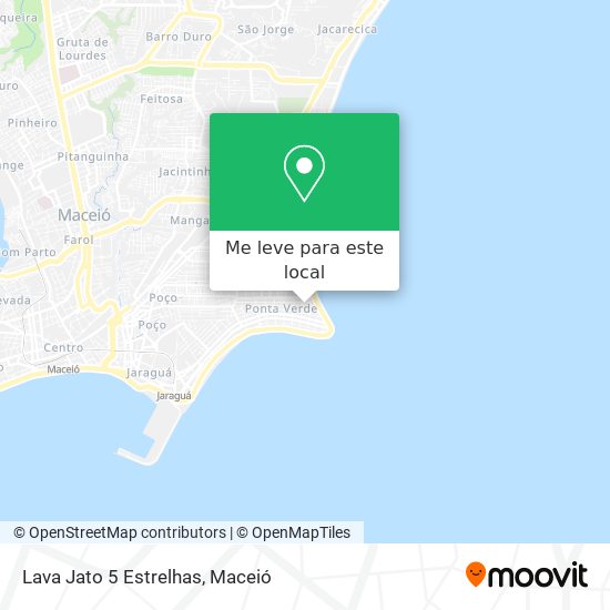 Lava Jato 5 Estrelhas mapa