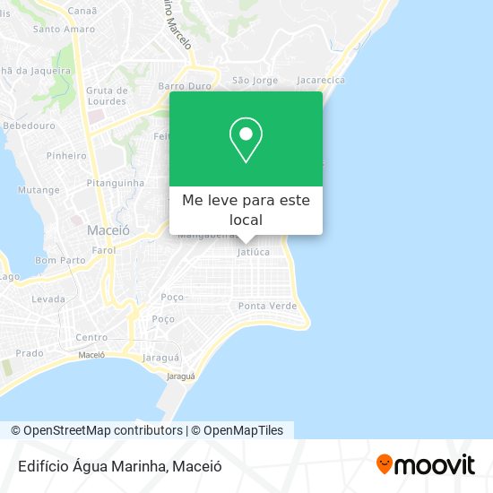 Edifício Água Marinha mapa