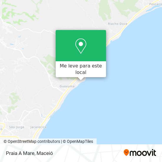 Praia A Mare mapa