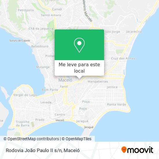 Rodovia João Paulo II s/n mapa