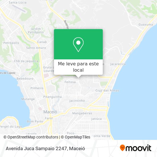 Avenida Juca Sampaio 2247 mapa