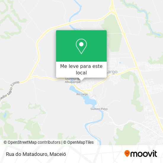 Rua do Matadouro mapa