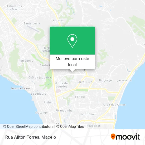Rua Ailton Torres mapa