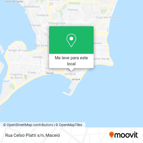 Rua Celso Piatti s/n mapa