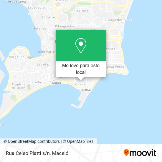 Rua Celso Piatti s/n mapa